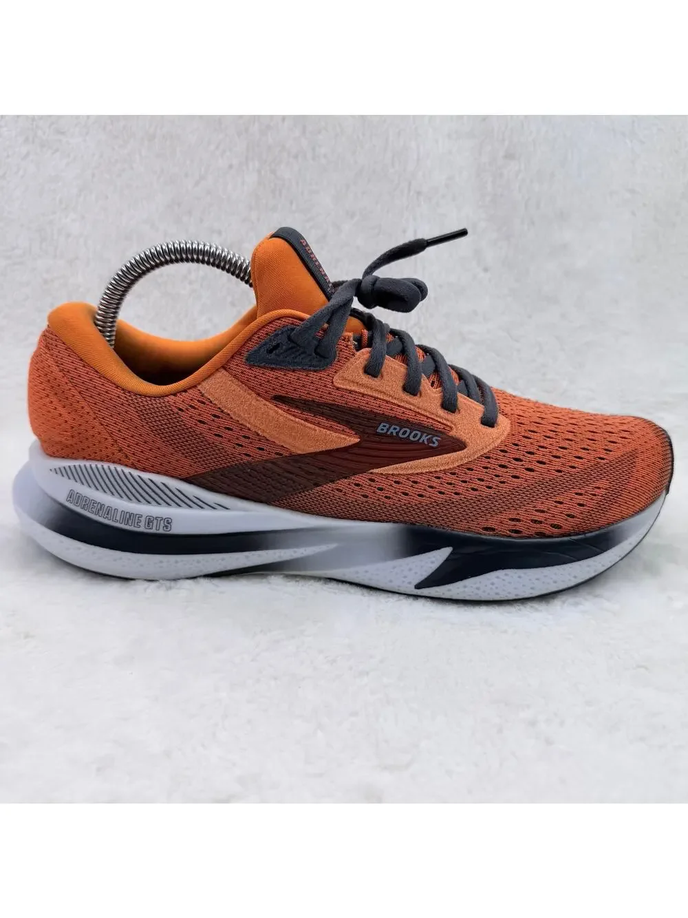 Brooks Adrenaline GTS 24 Mens Running Shoes Orange Size 8 D Stability Sneaker